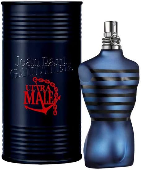 Jean Paul Gaultier - Spray intenso Ultra Male para hombre, eau de toilette, 4.2 onzas