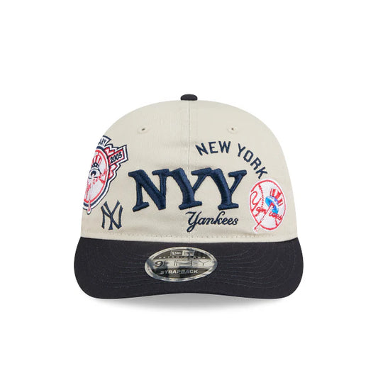 New York Yankees MLB Scatter 9FIFTY Retro Crown Snapback