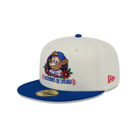 Chicago Cubs MLB Sugar Skull Mascots 59FIFTY Cerrada
