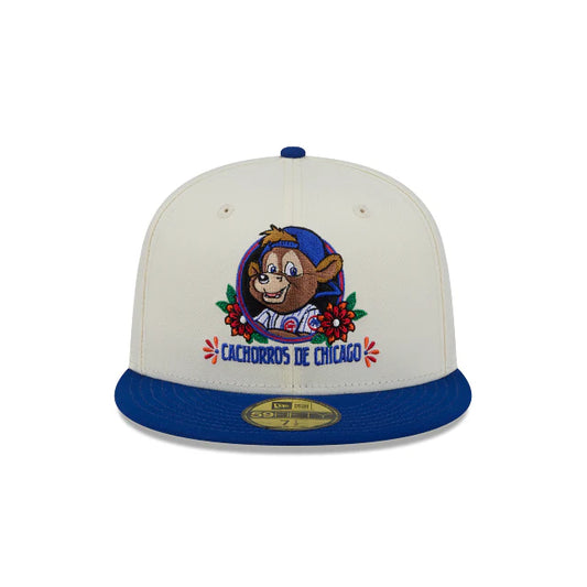 Chicago Cubs MLB Sugar Skull Mascots 59FIFTY Cerrada