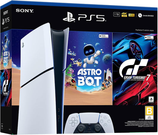 PS5 Edición Digital con ASTRO BOT y Gran Turismo 7 Mod. PS5DIG-ASTRO - Digital Edition