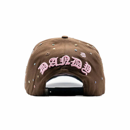 GORRA DANDY HATS "️10 YEARS ANIVERSARY” PINK BROWN