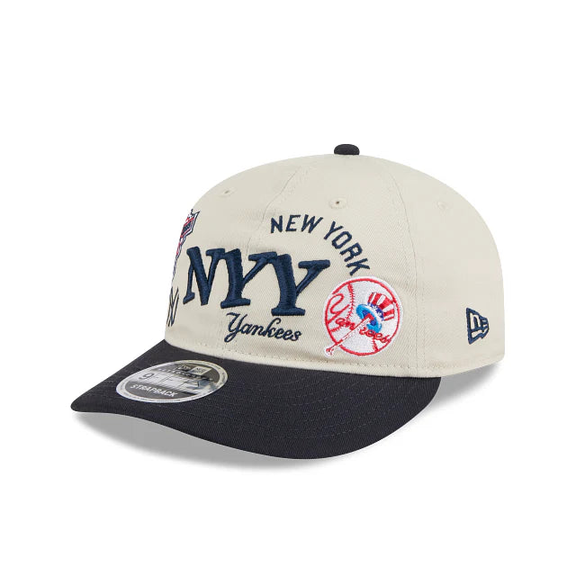New York Yankees MLB Scatter 9FIFTY Retro Crown Snapback