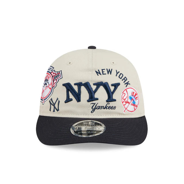New York Yankees MLB Scatter 9FIFTY Retro Crown Snapback