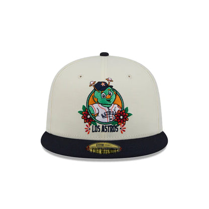 Houston Astros MLB Sugar Skull Mascots 59FIFTY Cerrada