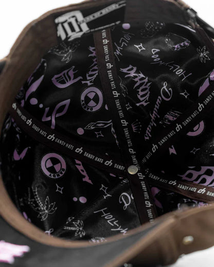 GORRA DANDY HATS "️10 YEARS ANIVERSARY” PINK BROWN